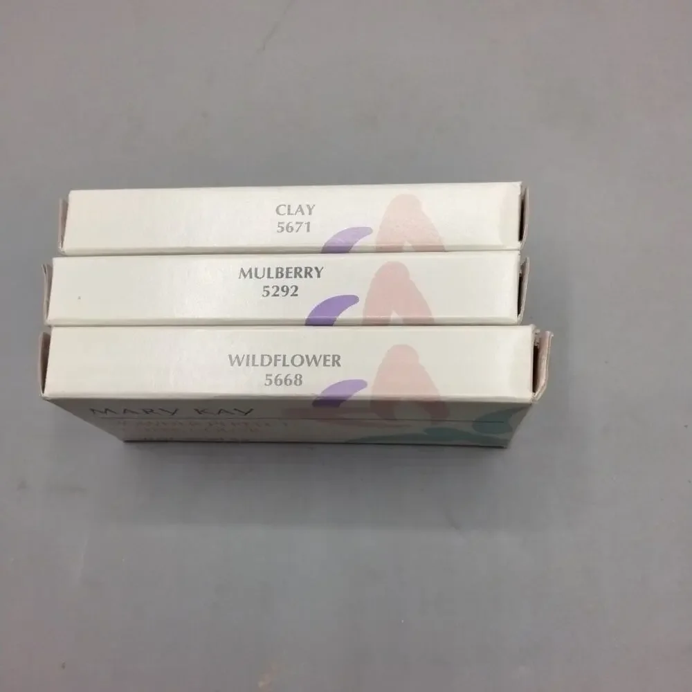 Lot Of 3 Mary Kay Powder Perfect Cheek Color Blush Wildberry Mulberry Clay